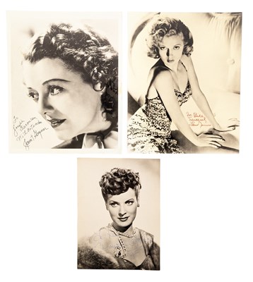 Lot 177 - HOLLYWOOD LEADING LADIES - COLLECTION OF AUTOGRAPHS