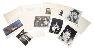 Lot 181 - AUTOGRAPHS - COLLECTION OF ASSORTED AUTOGRAPHS
