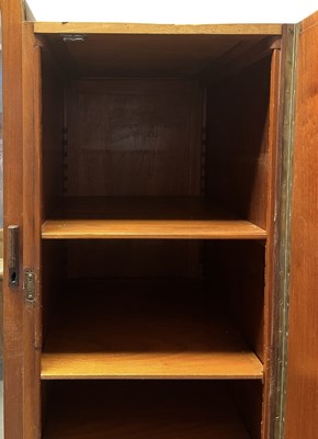 Lot 180 - EARLY 20TH CENTURY ART DECO DESIGNER WALNUT COMPACTUM WARDROBE