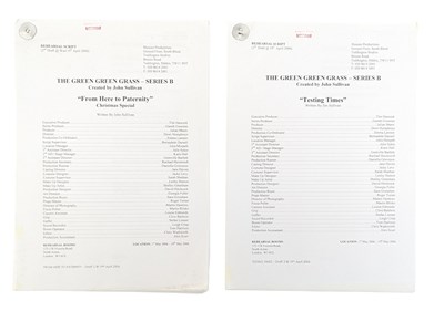 Lot 94 - THE GREEN GREEN GRASS - TWO ORIGINAL PRODUCTION SCRIPTS