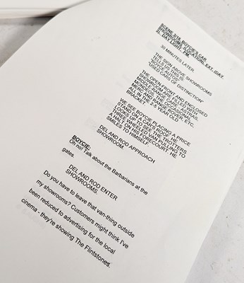 Lot 30 - ONLY FOOLS & HORSES - TIME ON OUR HANDS - ORIGINAL PRODUCTION SCRIPT