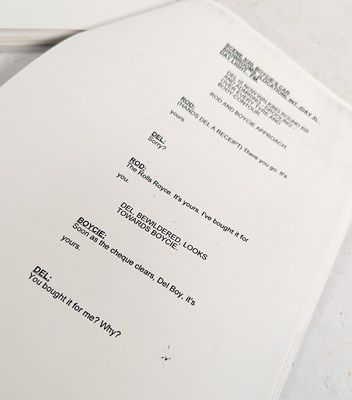 Lot 30 - ONLY FOOLS & HORSES - TIME ON OUR HANDS - ORIGINAL PRODUCTION SCRIPT