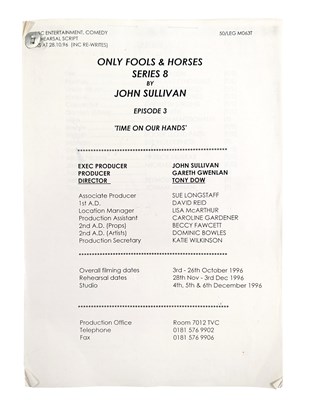 Lot 30 - ONLY FOOLS & HORSES - TIME ON OUR HANDS - ORIGINAL PRODUCTION SCRIPT