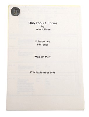 Lot 20 - ONLY FOOLS & HORSES - MODERN MEN - ORIGINAL PRODUCTION SCRIPT