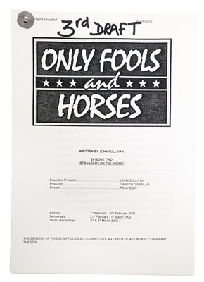 Lot 70 - ONLY FOOLS & HORSES - STRANGERS ON THE SHORE - ORIGINAL SCRIPT