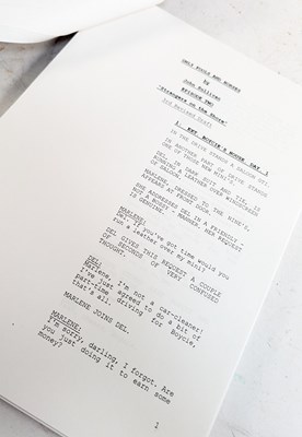 Lot 70 - ONLY FOOLS & HORSES - STRANGERS ON THE SHORE - ORIGINAL SCRIPT