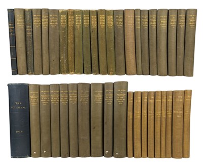 Lot 30 - THE STUDIO: AN ILLUSTRATED MAGAZINE - 1900-1962 COLLECTION OF c.40 VOLUMES