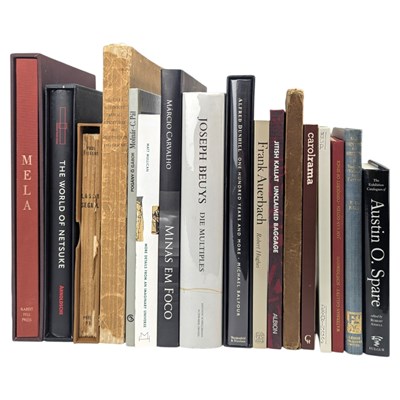 Lot 205 - A SELECTION OF ART BOOKS TO INCLUDE OLSCHKI MANUSCRIPTS AND LASAR SEGALL ETC