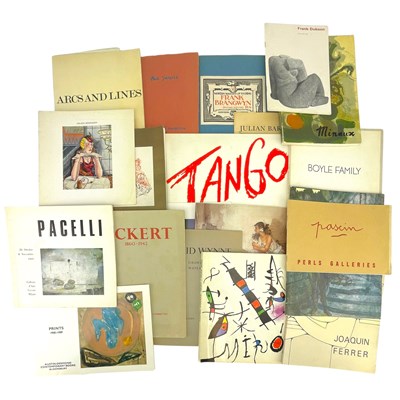 Lot 206 - ART PROGRAMS - COLLECTION OF C.1940S-90S ART BOOKS AND PAMPHLETS, TO INCLUDE ARCS AND LINES, 1974