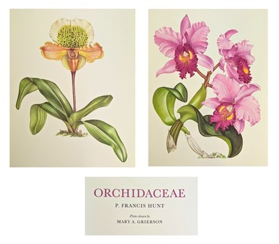 Lot 75 - HUNT, P. FRANCIS - 1973 ORCHIDACEAE, SIGNED LIMITED EDITION, COLOUR PLATES, SCARCE UNBOUND COPY