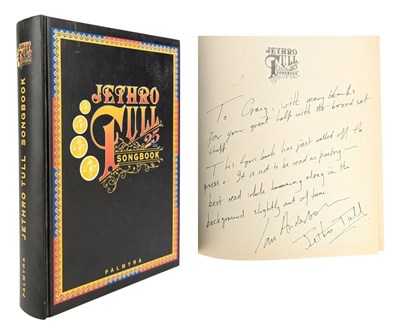 Lot 83 - ANDERSON, IAN - 1993 JETHRO TULL SONGBOOK, SIGNED