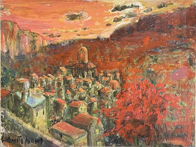 Lot 48 - GUILLEMETTE MORAND (1913-1989) - ESPANA - OIL ON CANVAS