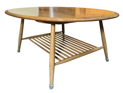 Lot 410 - LUCIAN ERCOLANI X ERCOL - MODEL 454 - MID CENTURY ELM SUPPER TABLE