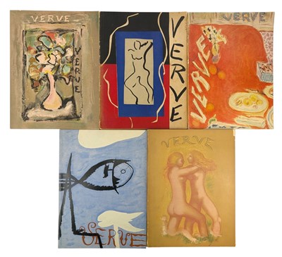 Lot 7 - VERVE: AN ARTISTIC AND LITERARY QUARTERLY - 5 ISSUES - 1937-9, VOL 1, NUMBERS 1, 2, 3, 4, & 5-6