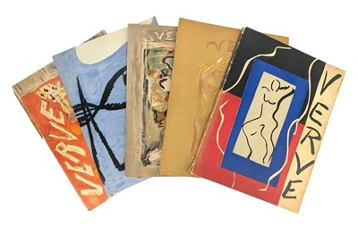 Lot 7 - VERVE: AN ARTISTIC AND LITERARY QUARTERLY - 5 ISSUES - 1937-9, VOL 1, NUMBERS 1, 2, 3, 4, & 5-6