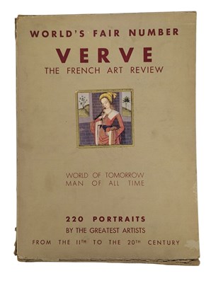 Lot 7 - VERVE: AN ARTISTIC AND LITERARY QUARTERLY - 5 ISSUES - 1937-9, VOL 1, NUMBERS 1, 2, 3, 4, & 5-6