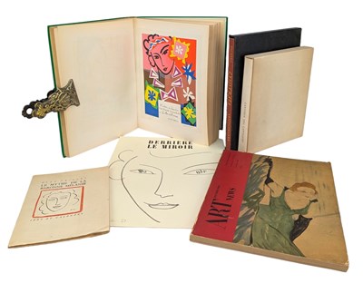 Lot 68 - SIX MODERNIST ART BOOKS - PICASSO, MATISSE, ART POSTERS FROM PARIS SCHOOL OF ART, ART NEWS ETC