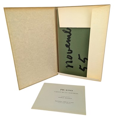 Lot 11 - PICASSO - 1959 CARNET DE LA CALIFORNIE, PARIS EDITION, LIMITED EDITION