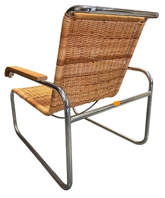 Lot 273 - MARCEL BREUER FOR THONET - MODEL B35 - 1960S DESIGNER ARMCHAIR