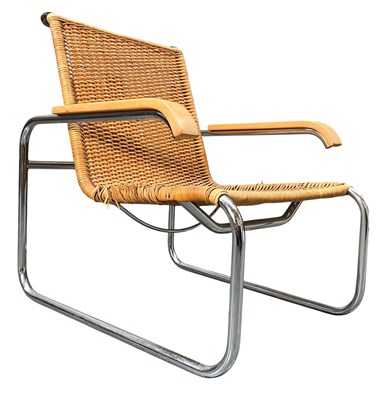 Lot 271 - MARCEL BREUER FOR THONET - MODEL B35 - 1960S DESIGNER ARMCHAIR