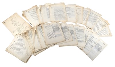 Lot 197 - ID COLIN COLLECTION - ASSORTED SCRIPTS INC. TED RAY SHOW ON RADIO & TV