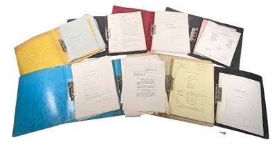 Lot 199 - SID COLIN COLLECTION - ASSORTED SCRIPTS TO INCLUDE NIGHT SONGS & AND THE BANDS PLAYED ON
