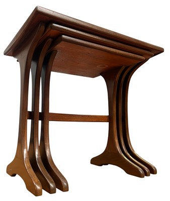 Lot 494 - WILKINS FOR G PLAN - FRESCO RANGE - 1960S TEAK NEST OF TABLES