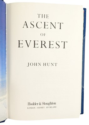 Lot 10 - HUNT, JOHN - 1993 THE ASCENT OF EVEREST, SIGNED, LIMITED EDITION
