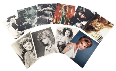 Lot 209 - ACTORS - LARGE COLLECTION OF AUTOGRAPHED PHOTOGRAPHS