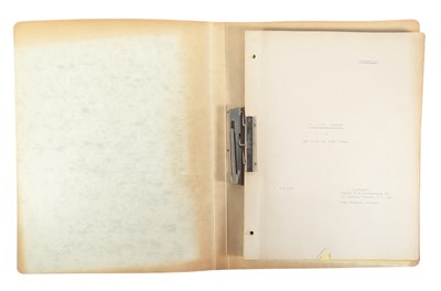 Lot 207 - SID COLIN COLLECTION - I ONLY ARSKED (1958) - MASTER SCREENPLAY