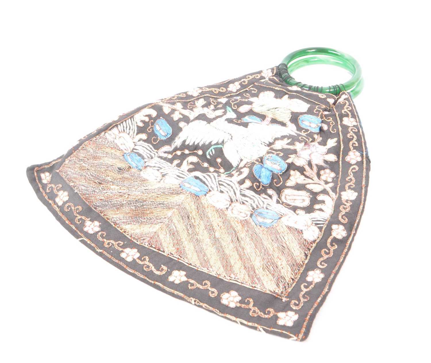 Lot 209 - VINTAGE 1920S CHINESE HAND-STITCHED BAG