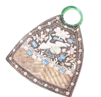 Lot 209 - VINTAGE 1920S CHINESE HAND-STITCHED BAG