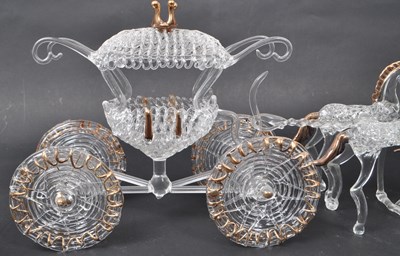 Lot 23 - 20TH CENTURY STUDIO GLASS HORSE & OTHERS