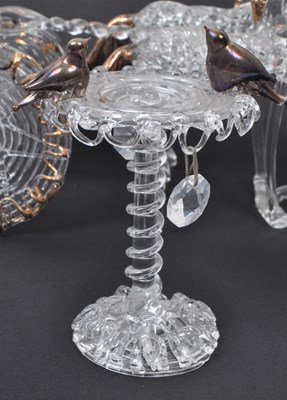 Lot 23 - 20TH CENTURY STUDIO GLASS HORSE & OTHERS