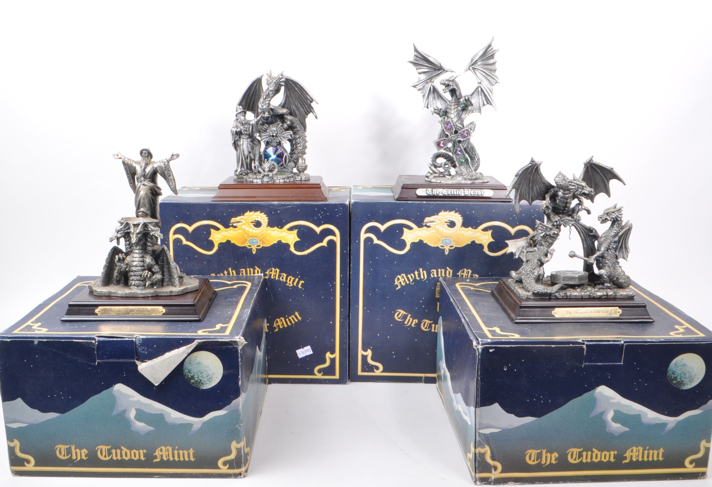 Lot 312 - MYTH & MAGIC BY THE TUDOR MINT - FOUR CAST