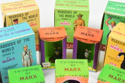 Lot 420 - LOUIS MARX - TV TINYKINS & WARRIORS OF THE WORLD FIGURINES